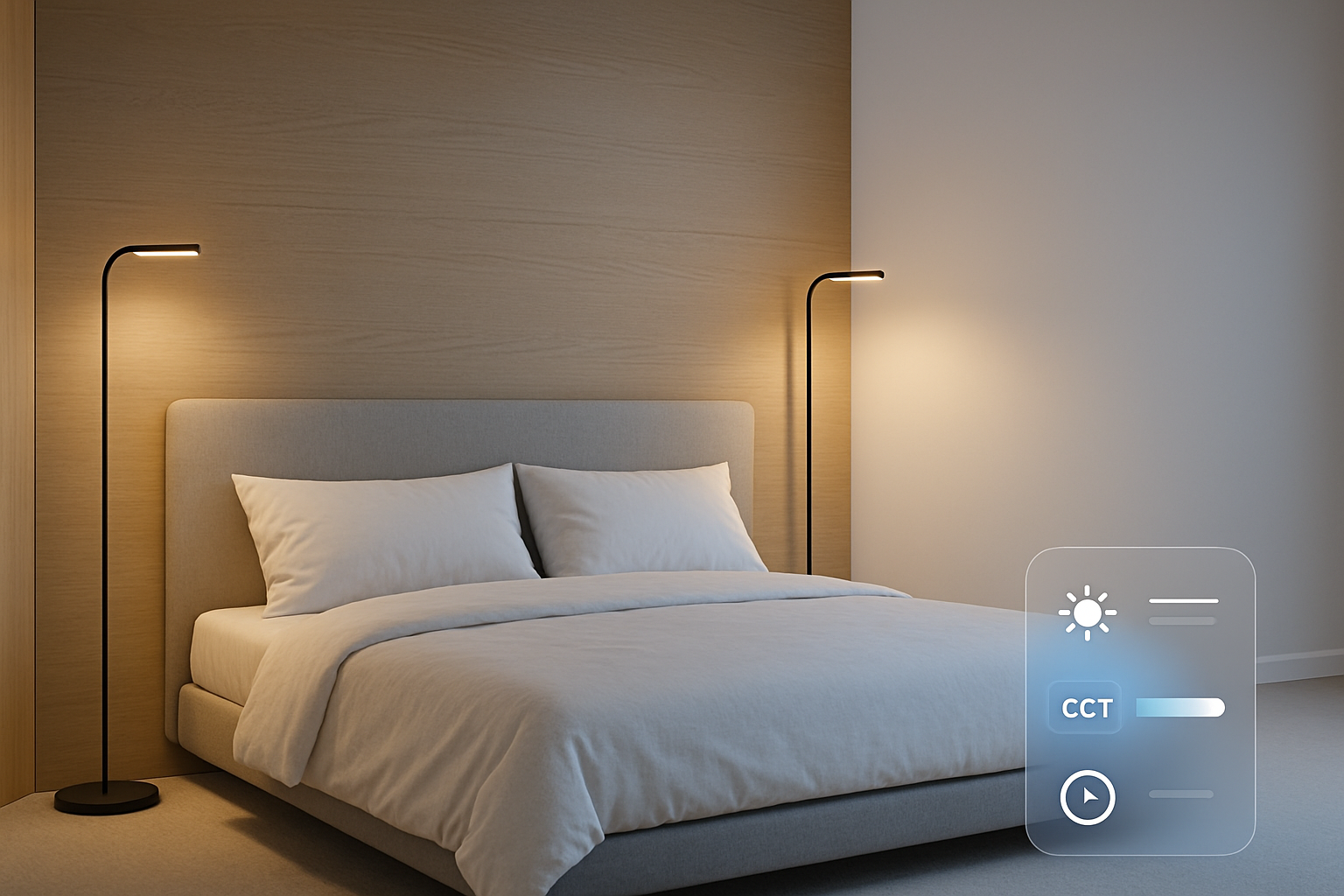 Home bedroom application scenario