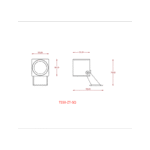 TS50-ZT-SQ LED Step Light | Custom Ground Lighting Manufacturer & Wholesale Supplier - Image 2