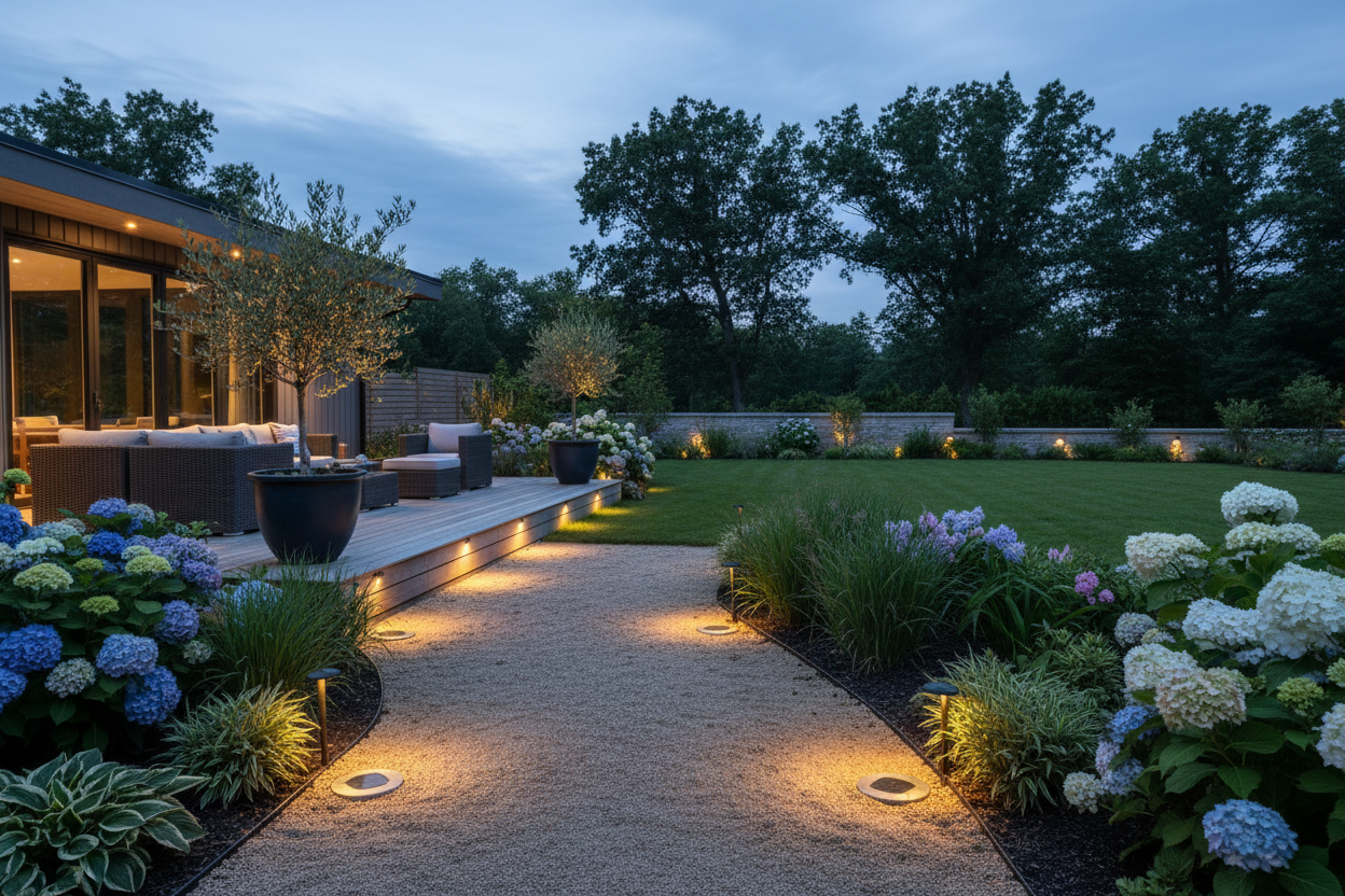 Flat Solar Landscape Lights