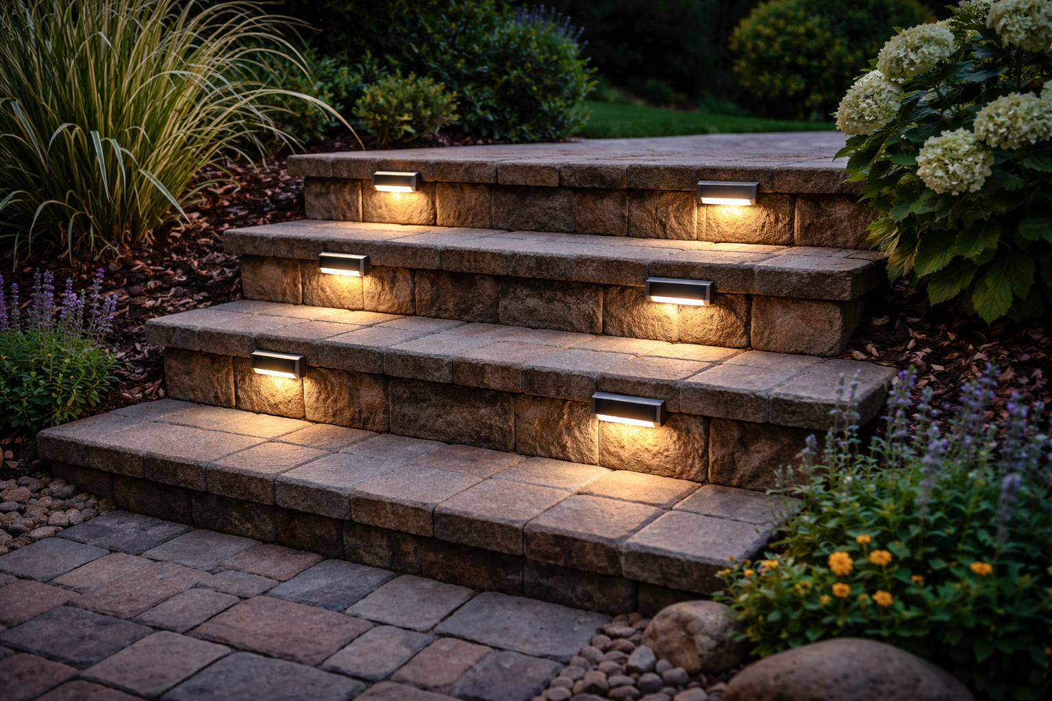 lampe solaire extérieure pour marches