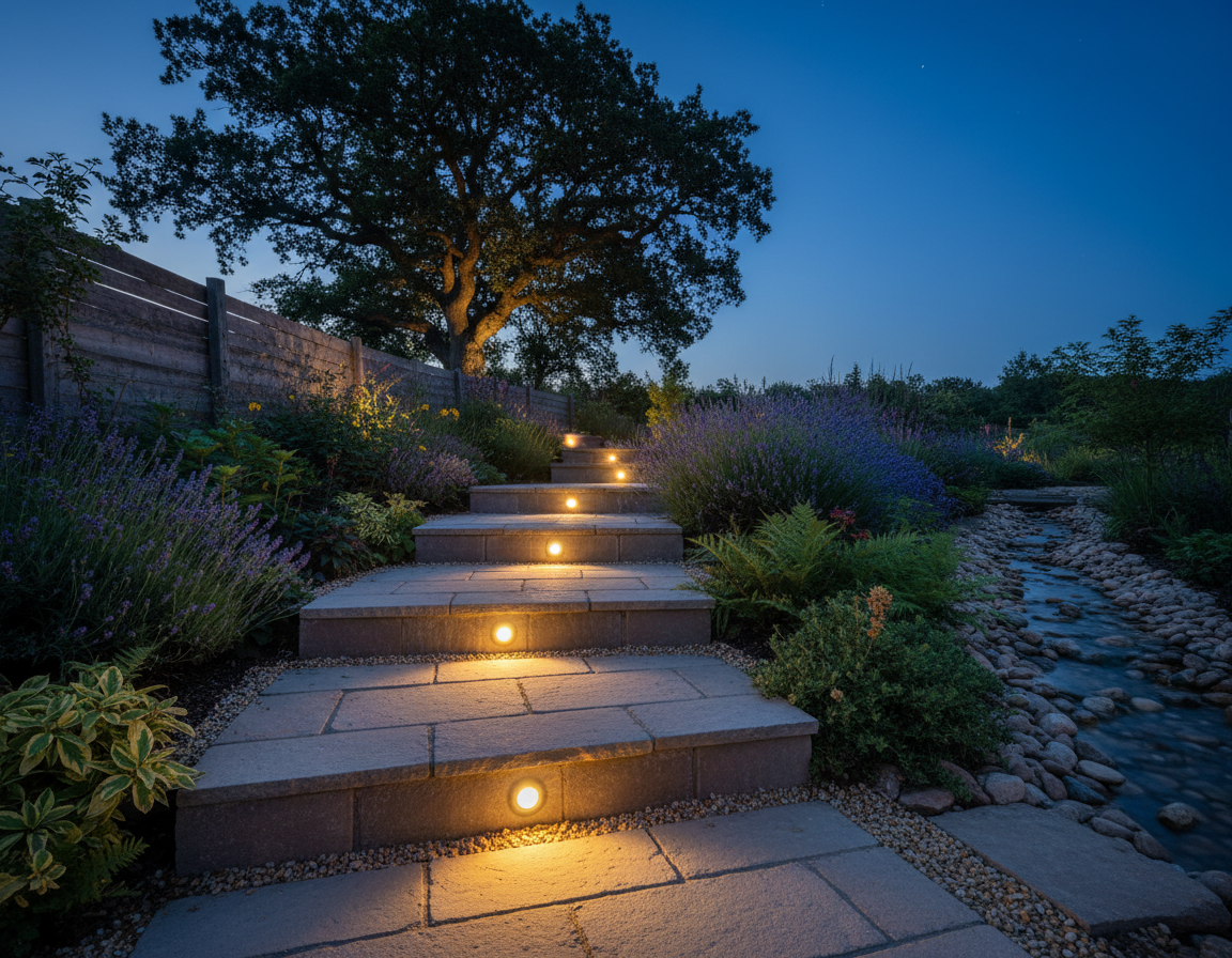 Outdoor Solar Step Lights