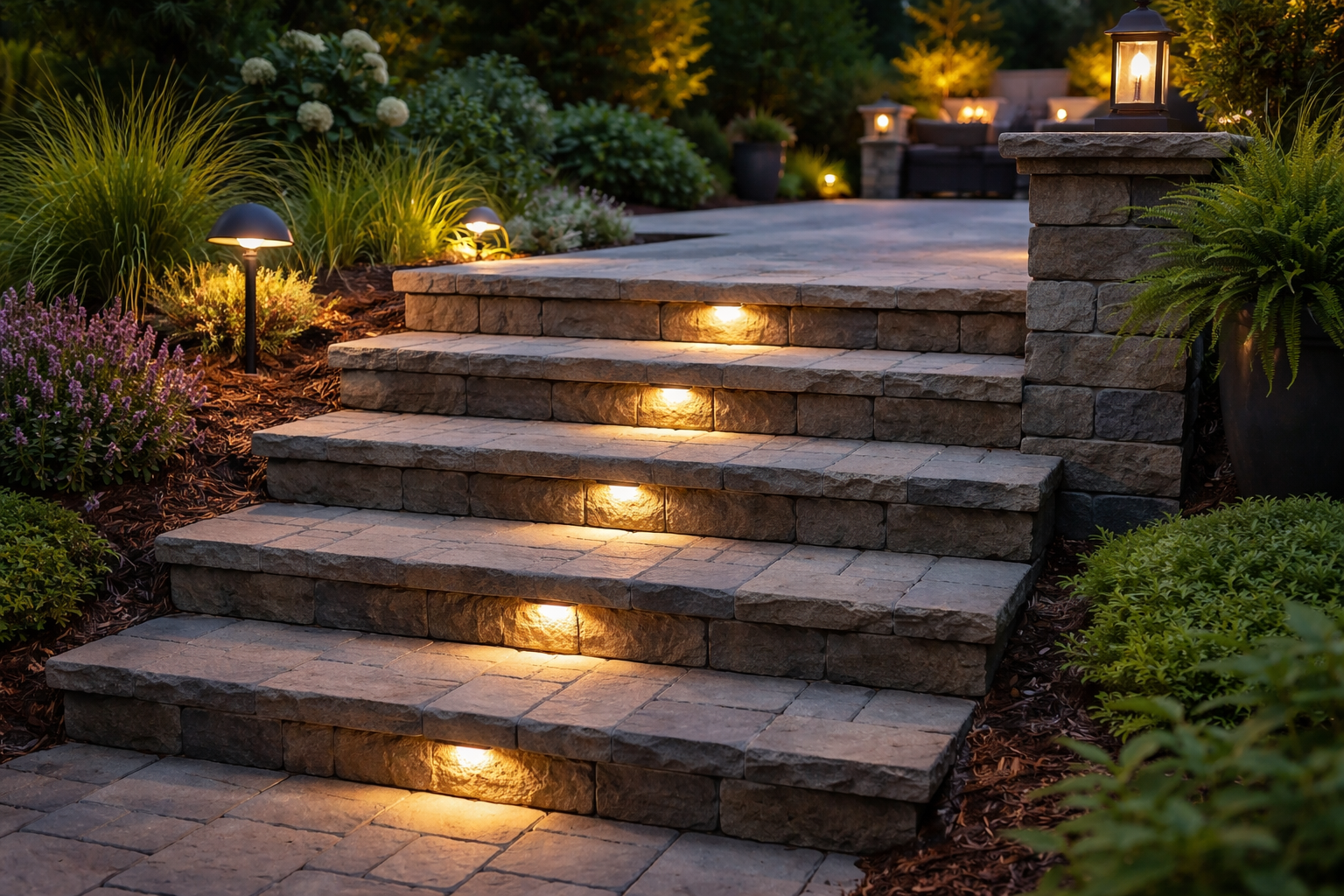 舗装階段用ライト