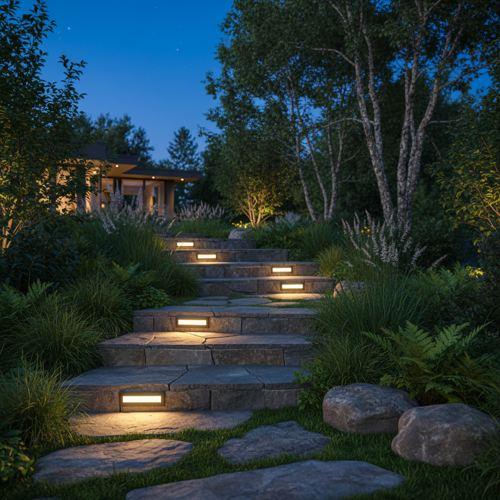 Paver Stair Lights