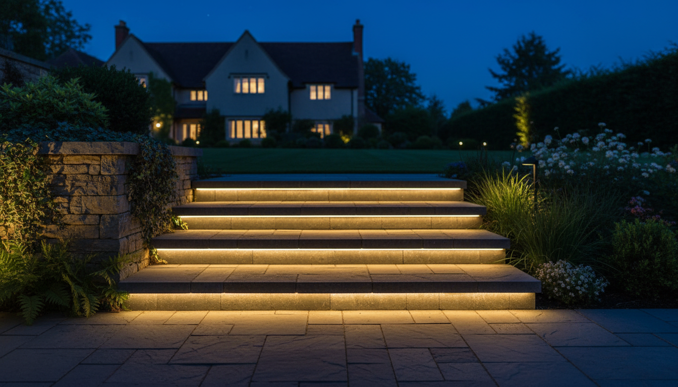 Paver Stair Lights