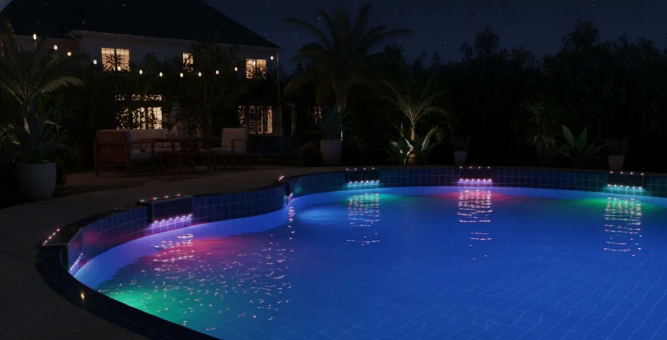 Poolside Solar Light for Swimming Pool