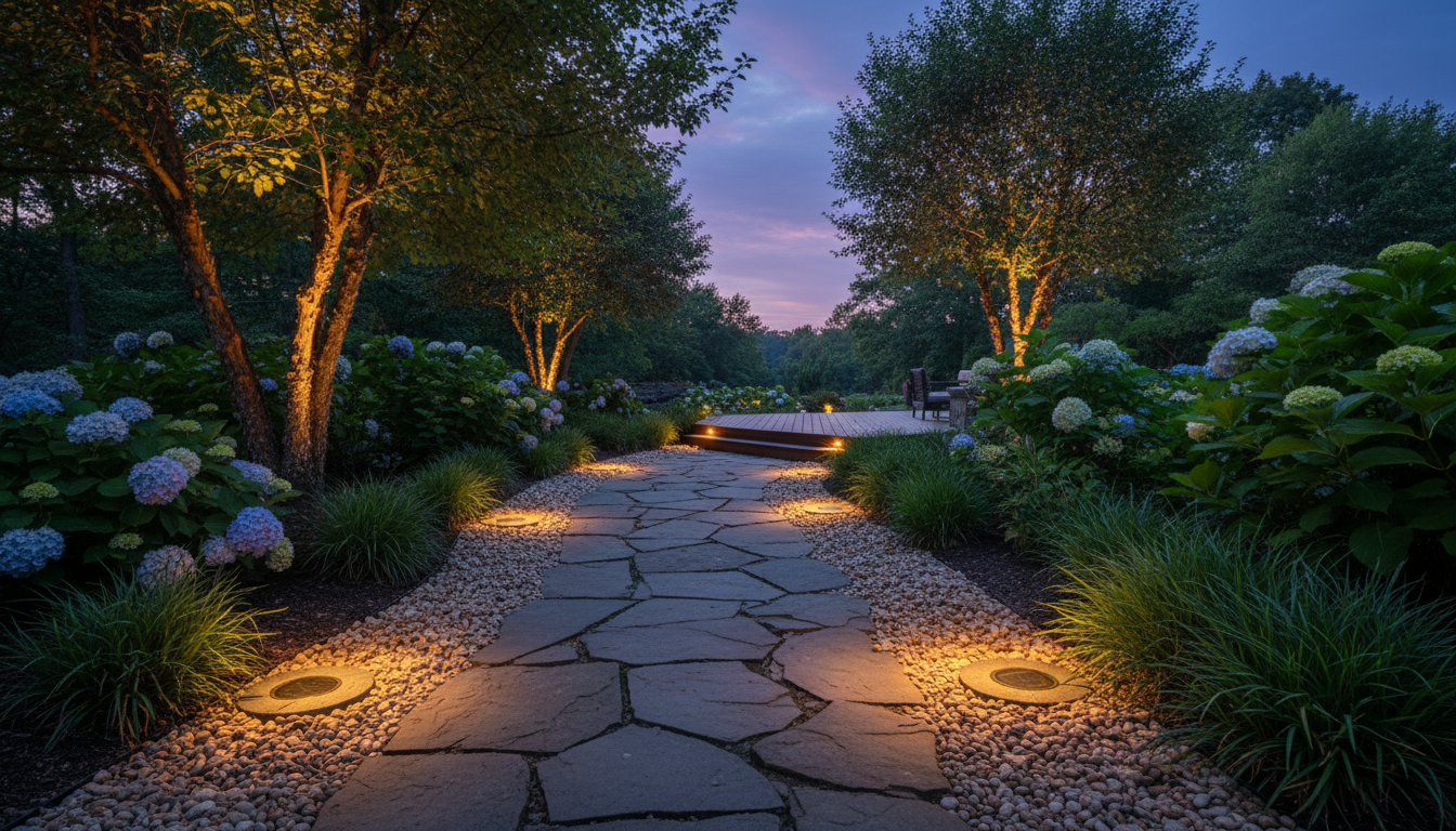 Round Flat Solar Ground Lights for Path