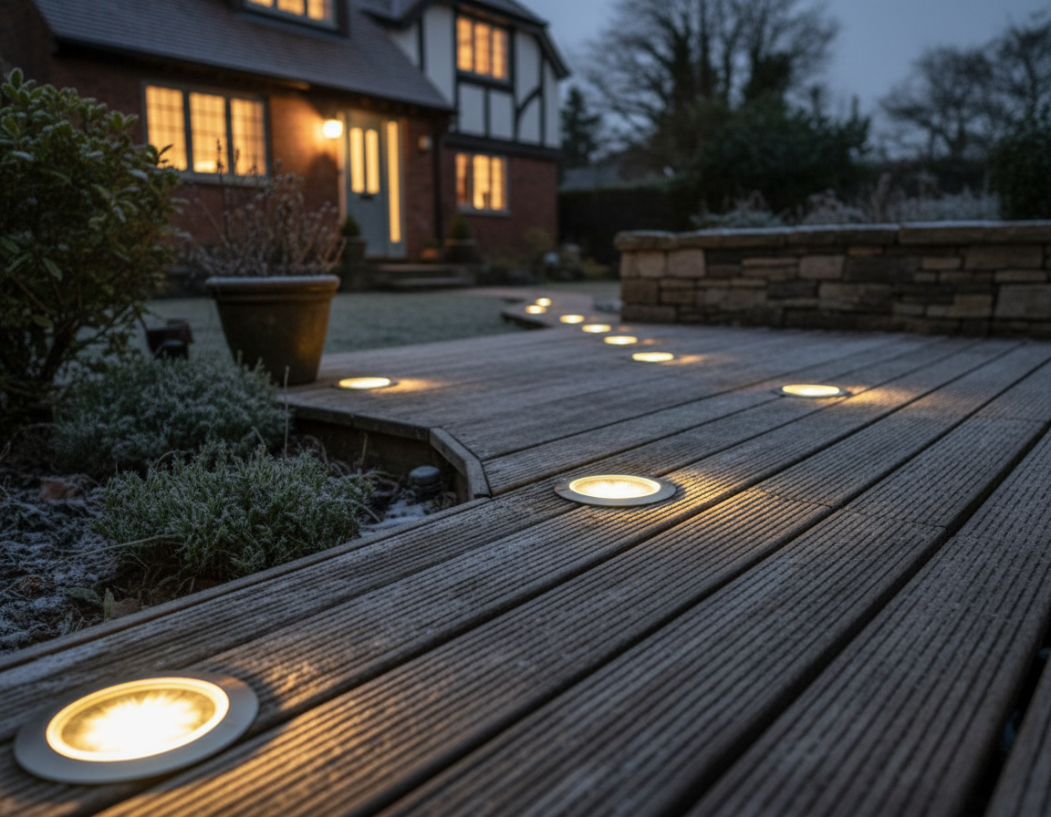 SHONE Christmas Recessed Solar Deck Lights