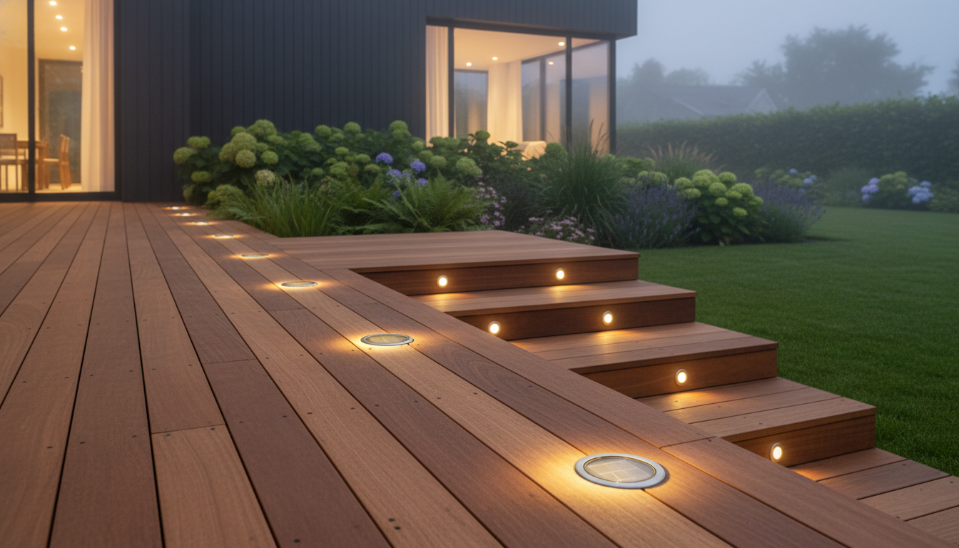 SHONE Recessed Solar Deck Lights