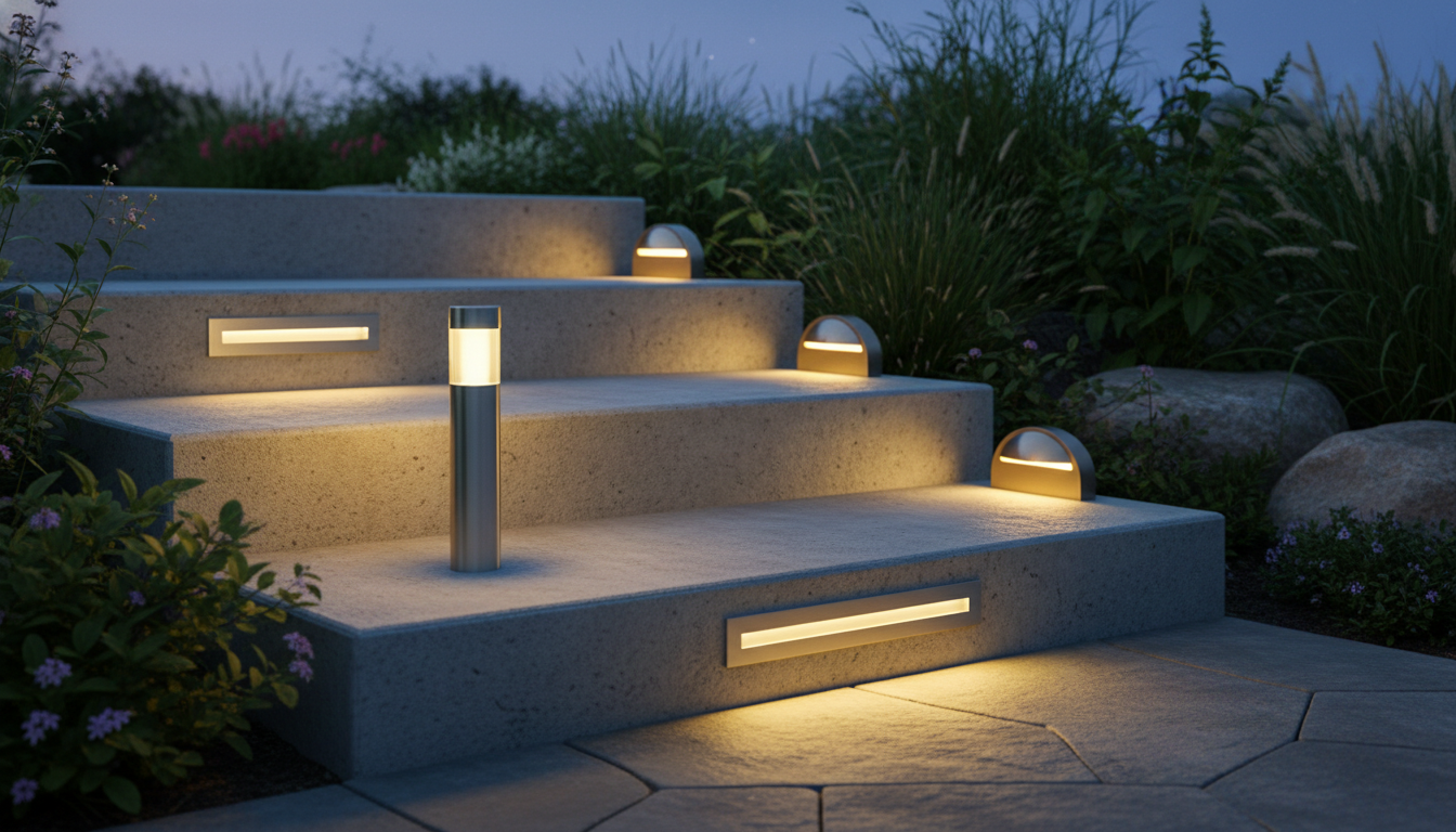 2026年のコンクリート階段用トップ5最良のソーラーライト