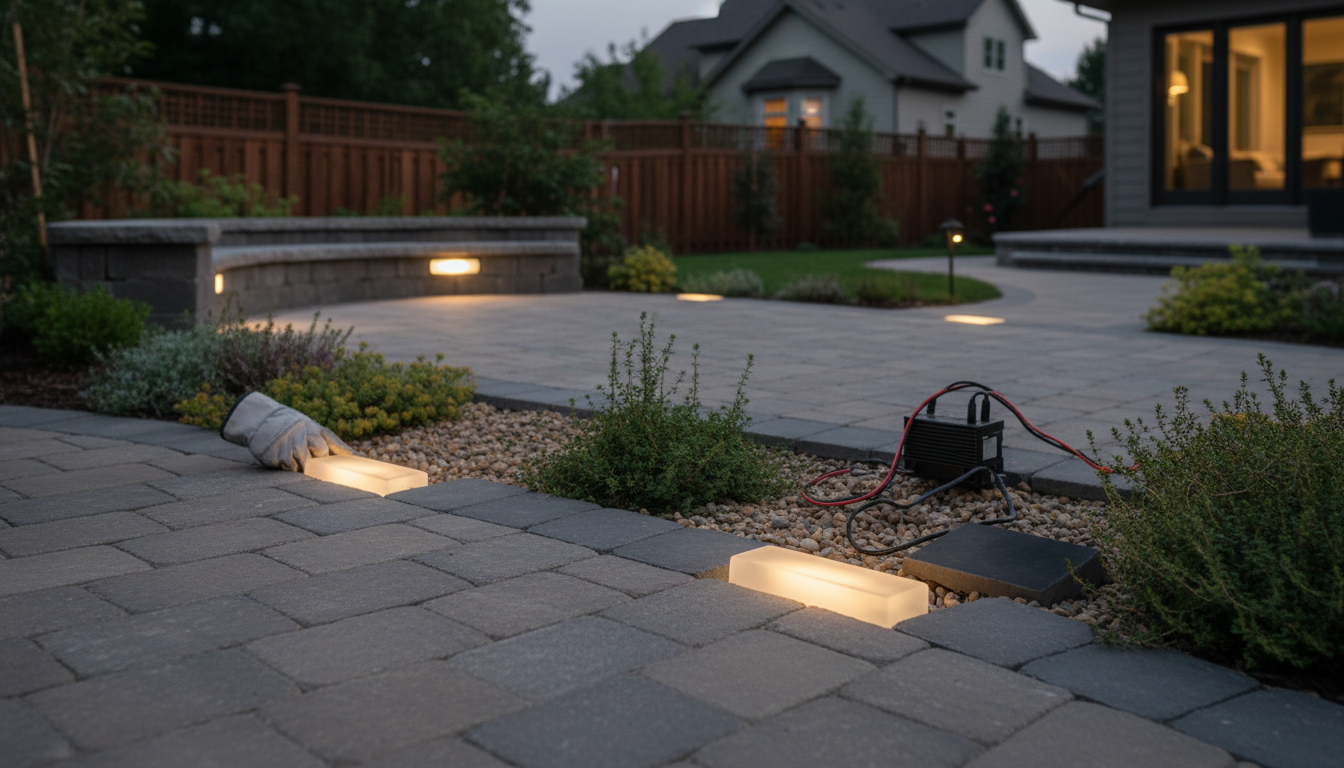 6x9 Paver Lights Installation Steps