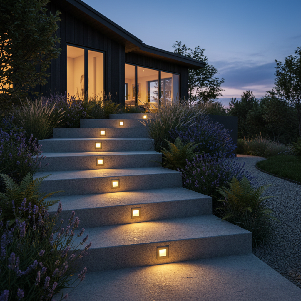 How to Choose the Best Outdoor Step Lights for Concrete Steps?