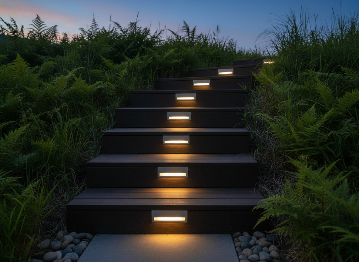 Outdoor Solar Step Lights