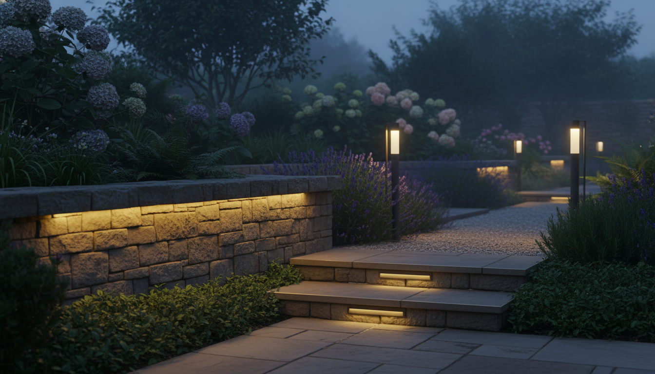 Retaining wall lighting under cap: Why it's trending?