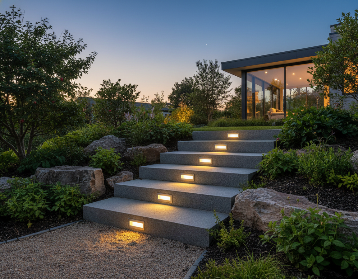SHONE Outdoor Solar Step Lights