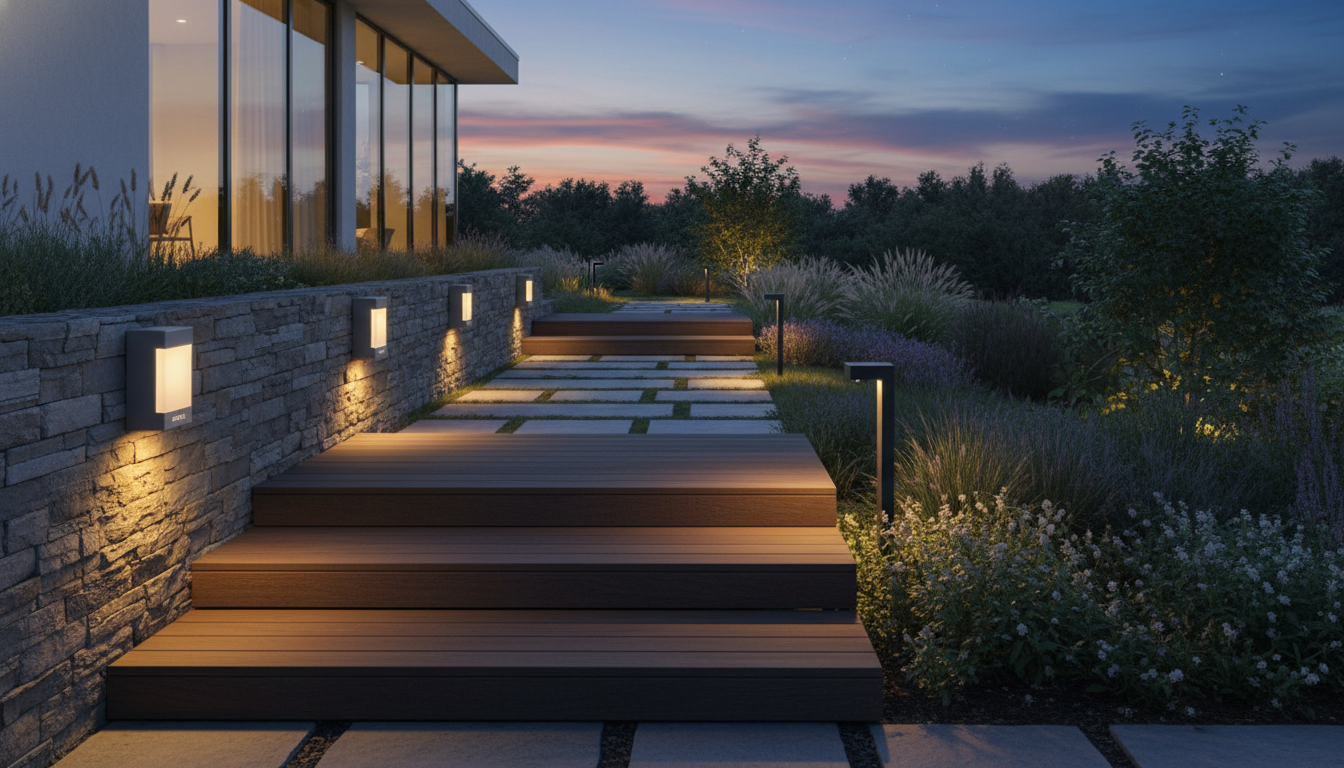 SHONE Outdoor Solar Wall Lights