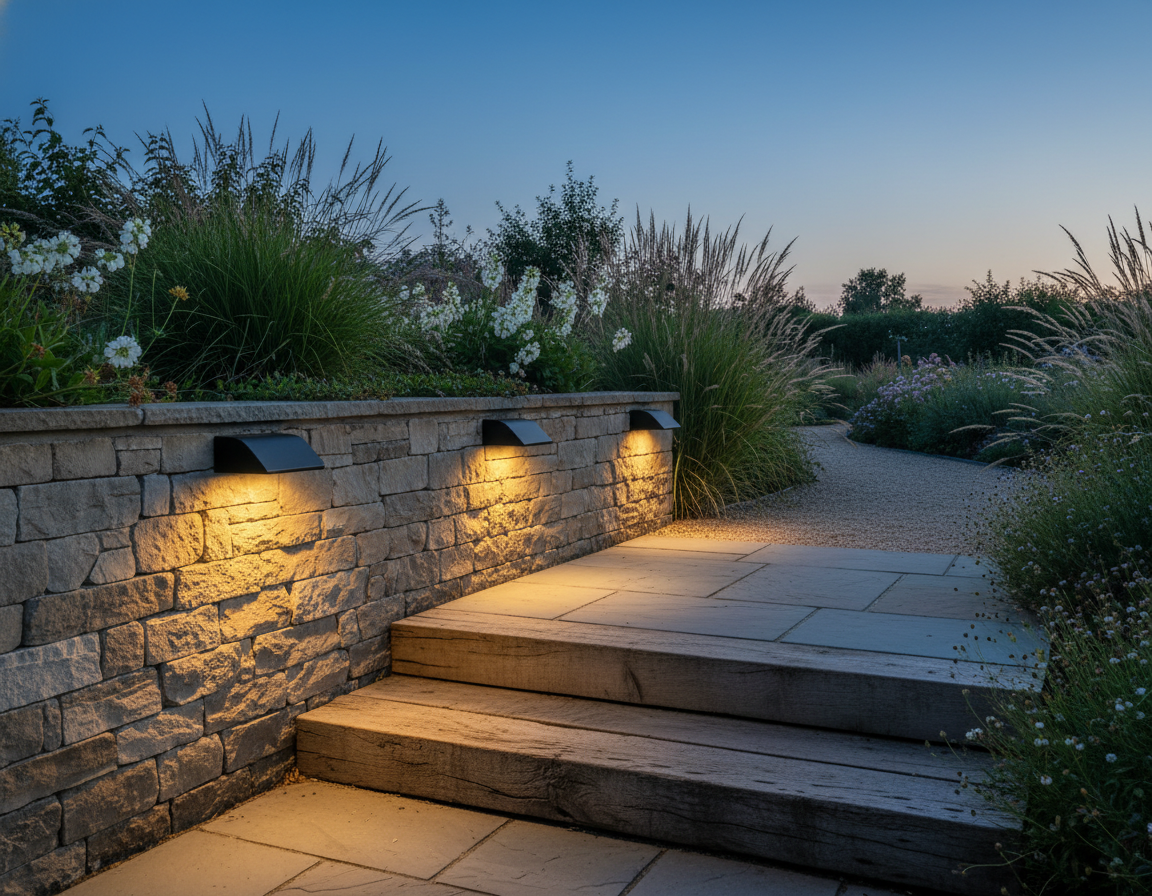 SHONE Outdoor Solar Wall Lights