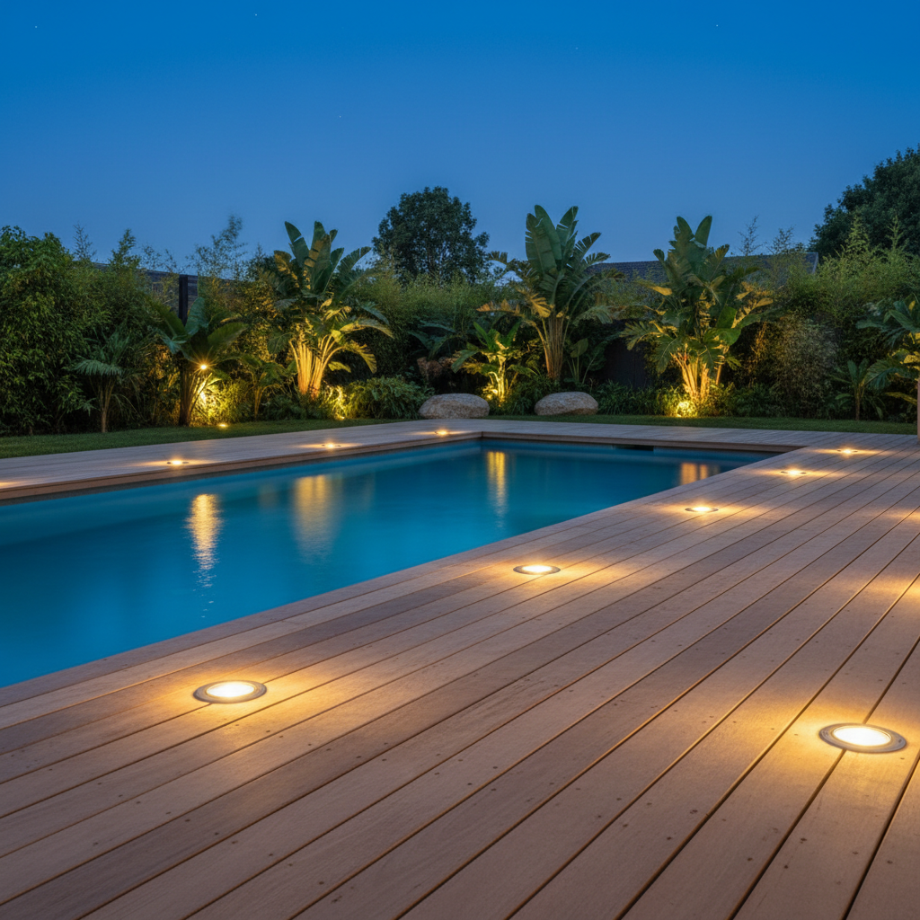 SHONE Recessed Solar Deck Lights