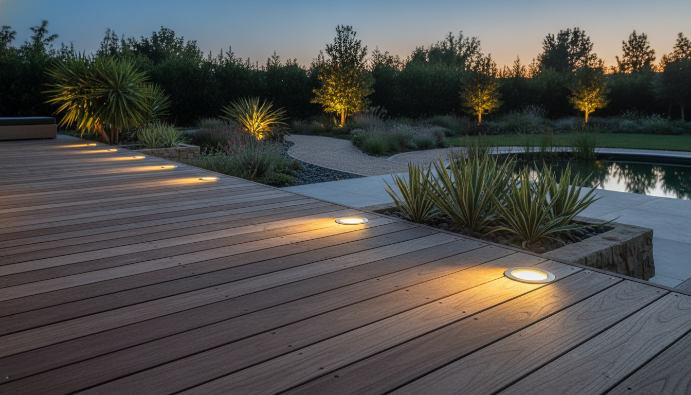 SHONE Recessed Solar Deck Lights