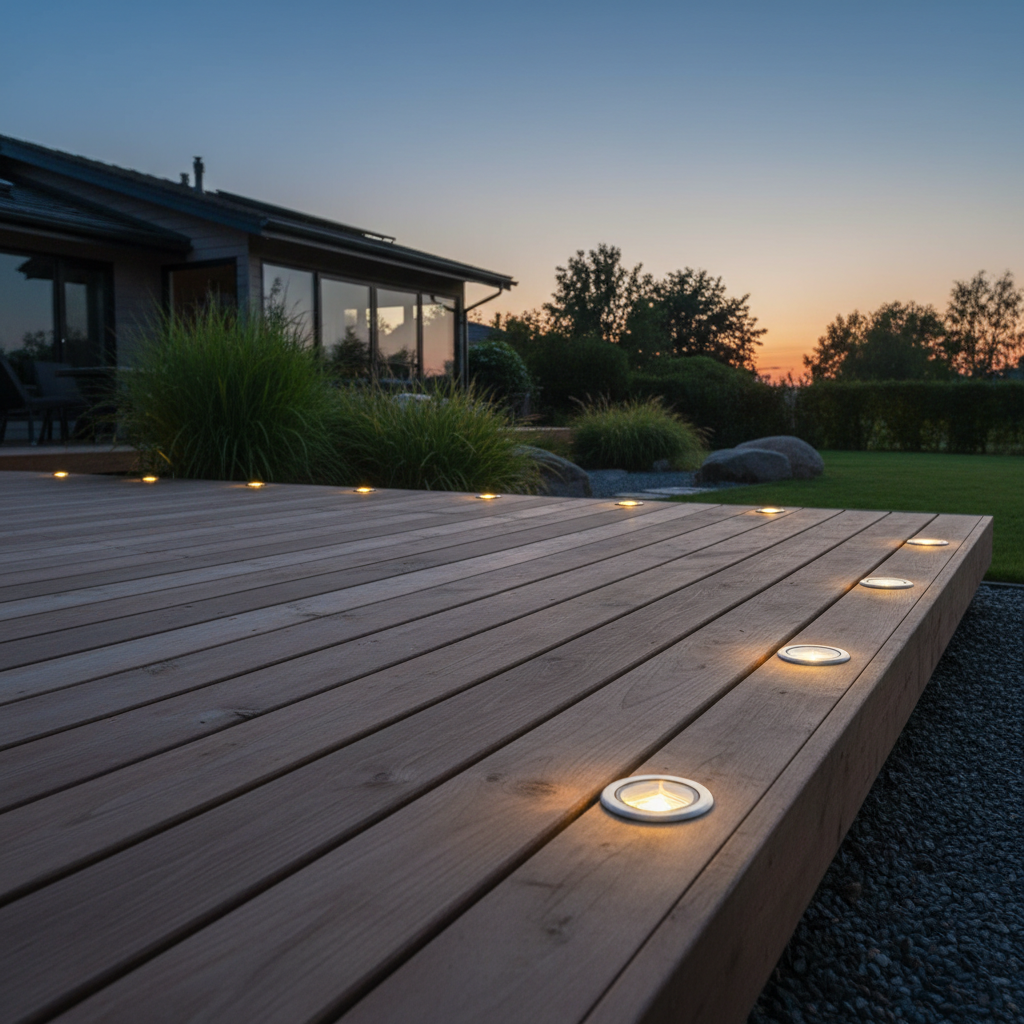 SHONE Recessed Solar Deck Lights