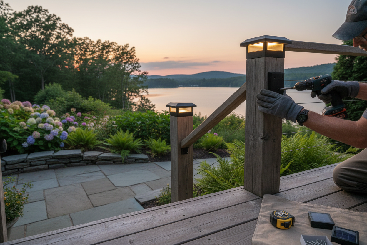 Solar Deck Lights Installation Steps