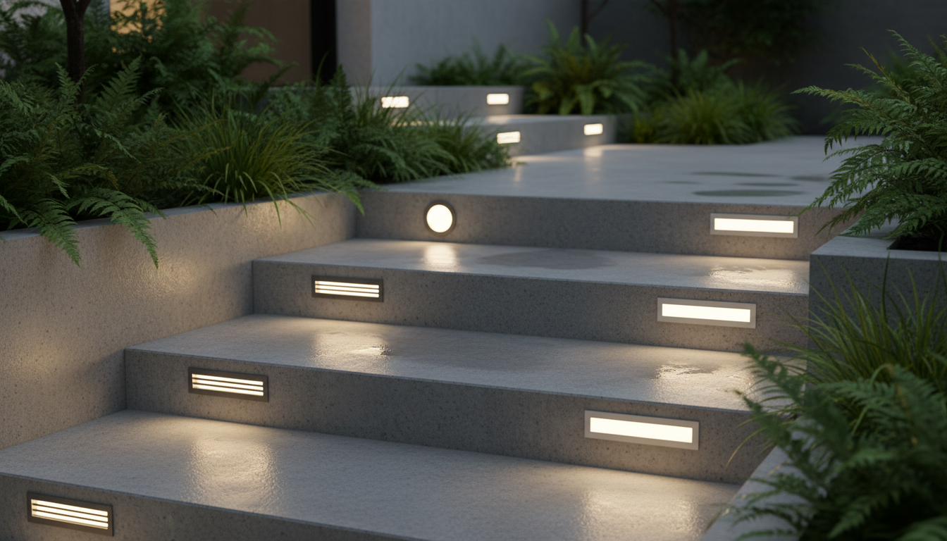 Types of Outdoor Step Lights for Concrete