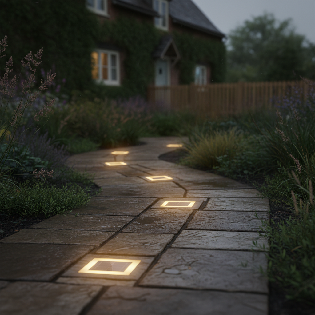 Waterproof Flat Solar Lights