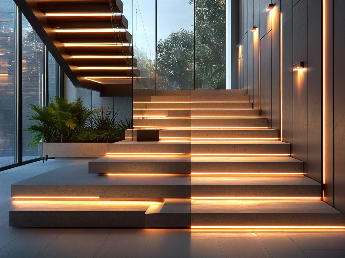 Cost, Maintenance, and Long-Term Value illustration for LED stair lighting comparison