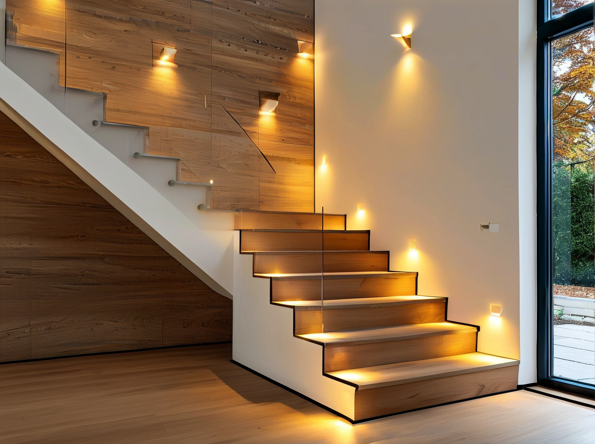 Upgrade Your Home Safety with Hardwired Indoor LED Step Lights with Motion Sensor hero image