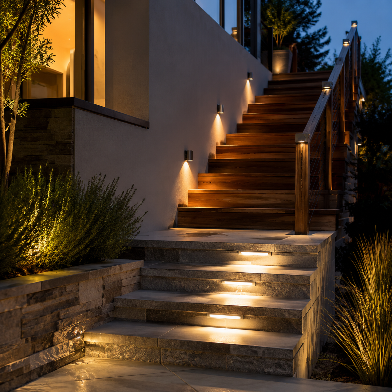 led stair lights outdoor — Which LED Stair Light Type Fits Your Stairs Best?