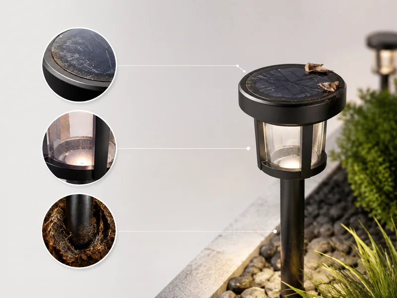 led garden lights outdoor solar — How to Tell Your Solar Lights Need Maintenance