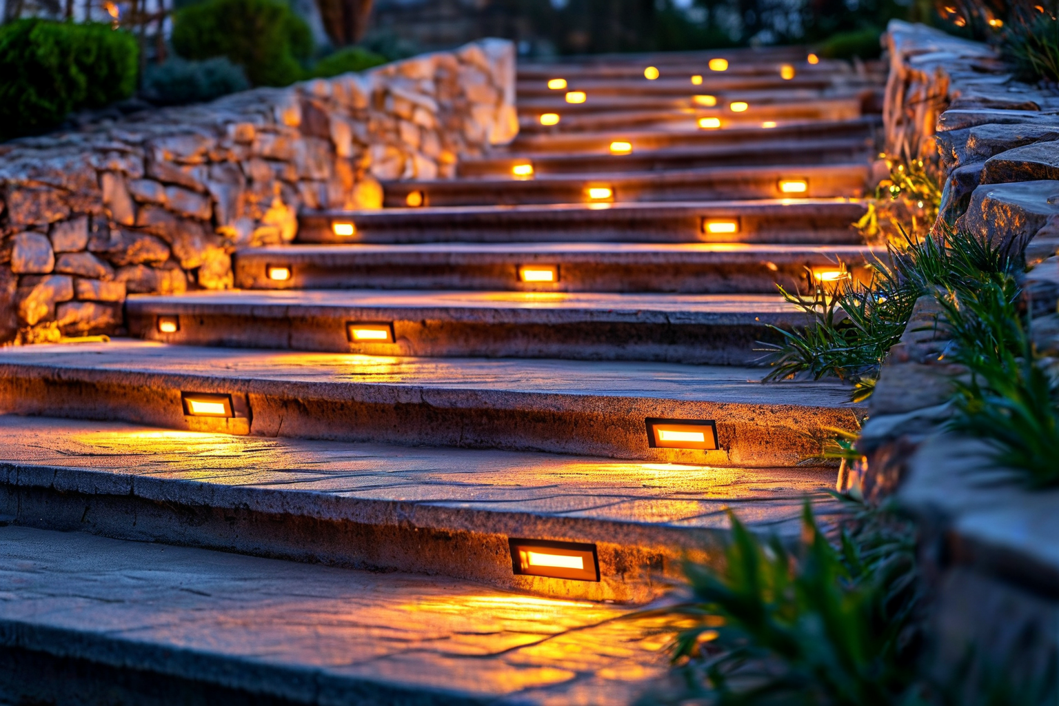dusk to dawn led step lights installation steps